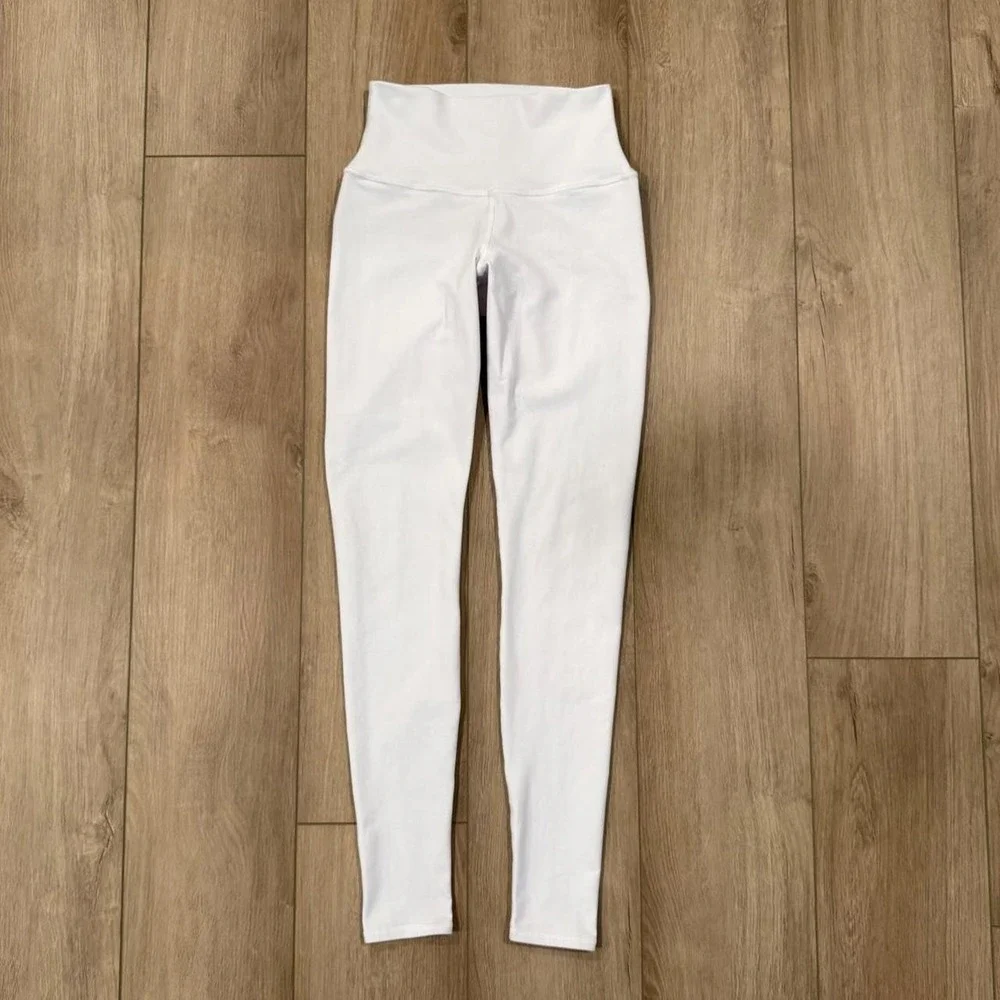 Alo Yoga Womens High Waisted Leggings White Size XS RN87370